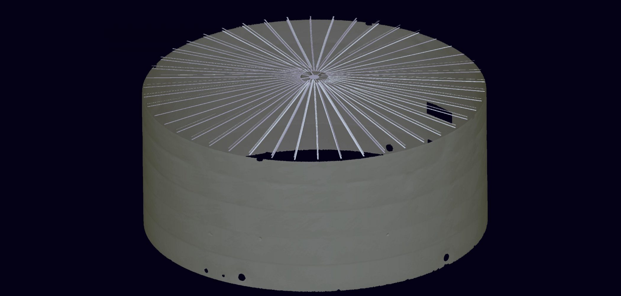Modele 3D bac Autocad du cuve
