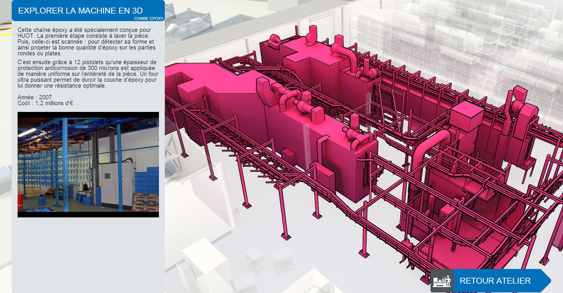 Modélisation 3D de l’usine Huot